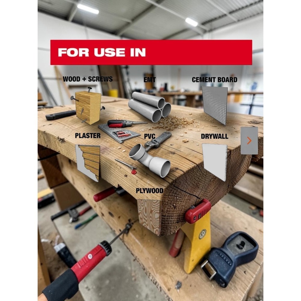 Milwaukee 49-25-1573 Oscillating Multi Tool Blades 3PK Extreme Materials Carbide - Picture 6 of 13